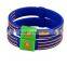 fancy custom embossed imprinted logo silicone wristbands bracelet