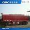 CIMC heavy duty carbon steel 3 axles side dump semi trailer