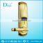 RFID PVD Gold digital security hotel lock with override key