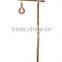 Simple and Natural Wooden Cross Floor Lamp, Timber Floor Light With Metal Base