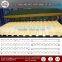 Galvanized metal colored steel hydraulic door panels roll shutter roll forming machine