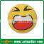 6.3-10cm face emoji PU foam squeeze stress ball/anti stress ball with logo