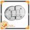 semi-circinal 180degree easy install glass patch fitting heavy duty glass hinge shower door clips
