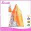 210D polyester foldable shopping bag for supermarket