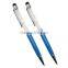 crystal stylus pen,rubber tip stylus pen,wholesale for promotional pen