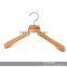 The HEAD natural wooden suit hanger ,basic half shiny natural hagner
