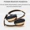 Wireless Stereo Bluetooth Headphones Folding Protable Headband Headset Bass Over Ear Audio Built-in Micro FM Radio for Phone