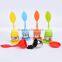 Food grade leaf shape bluk silicone tea filter tea drinkers