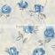 High quality beautiful flower thick vinyl wallpaper for sale