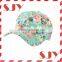 Design your own 100% cotton flower print baseball cap