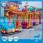 High quality fiberglass amusment rides electric train kids train for sale china supplier elephant train