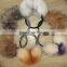 wholesale winter real fox fur earmuff for girls