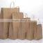 Brown Craft Paper Bag With Rope Handle/ Customized Shopping Paper Bags