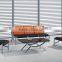 4 Seats Stainless Steel PU Cushion Waiting Seating Waiting Seat YA-82A