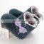 Fashion infant winter shoes corduroy rubber sole baby boots