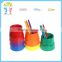PP plastic paint palette cup stable eco-friendly kids watercolor art craft