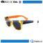 Hot color interchangeable rubber temple tips logo printing wholesale fashion sunglasses