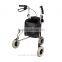 HomCom Folding Mobility Rollator Walker w/ 3 Wheels