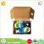 Newest design free sample corrugated paper custom children shoe box