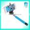 Pink Wired Monopod Selfie Stick for all cell phone