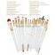 Professional 20pcs foundation eyeshadow eyeliner cosmetic makeup brushes