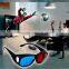 Kawachi Professional Resin Frame 3D Glasses Anaglyph Glasses for Movie Game-Red & Cyan