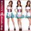 Lady's sexy lingerie japanese latex maid costume