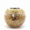 glass mosaic birthday candle jars with any color