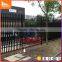 angle iron rail and 65mm pale thickness palisade fencing for sale