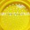 Wholesale microwave stainless steel collapsible silicone colander