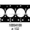 white rabbit brand cylinder head gasket/massey ferguson mf 375 tractor engine gasket/ fiat tractor engine gasket