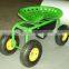 metal garden sitting cart TC4501,four wheels