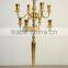 New Arrival ! Gold Candelabra, gold Candelabra For Wedding Table,