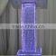 Crystal Podium Pillar, Podium on Square Pillar, Wedding Podium