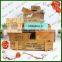 decoration wooden plant box ,display wooden plant holder