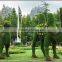 Green artificial insects and animals for garden decorations