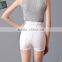 2017 summer new fashion high waist light color white sexy skinny hot short pants for girls