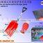 Color box packing collapsible plastic snow shovel