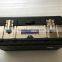 14" STAINLESS STEEL TOOL BOX WITH PLASTIC HANDLE