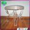Fashion Acrylic Stool Soft Cushion Plexiglass Stool With U-Shape Stool Legs