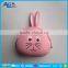 Funny smiling face yellow round coin purse