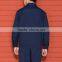 Unisex Navy Blue Cotton Twill With Zip Flap Buttons Work Jacket