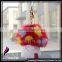 CX-R-01 Mink Fur Mobile Phone Strap Promotional Gift key Chain Design