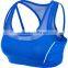 fashionable women's training mid-support reflective sports bra