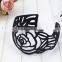 Preety black rose hollow jewelry bangles for girls