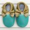 Wholesale fashion Khaki leather moccasins shoes 2016 new baby shoes