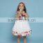 High quality cotton lining tulle layered flower girl dress