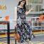 China whosale cheap flower girl chiffon Dress Boho Maxi long Beach Dress