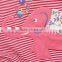Wholesale summer cotton priting kids girl short sleeve t shirts