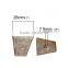 Zinc Based Alloy Metal Sewing Shank Buttons Irregular Light Golden Trapezoid 26mm x 24mm